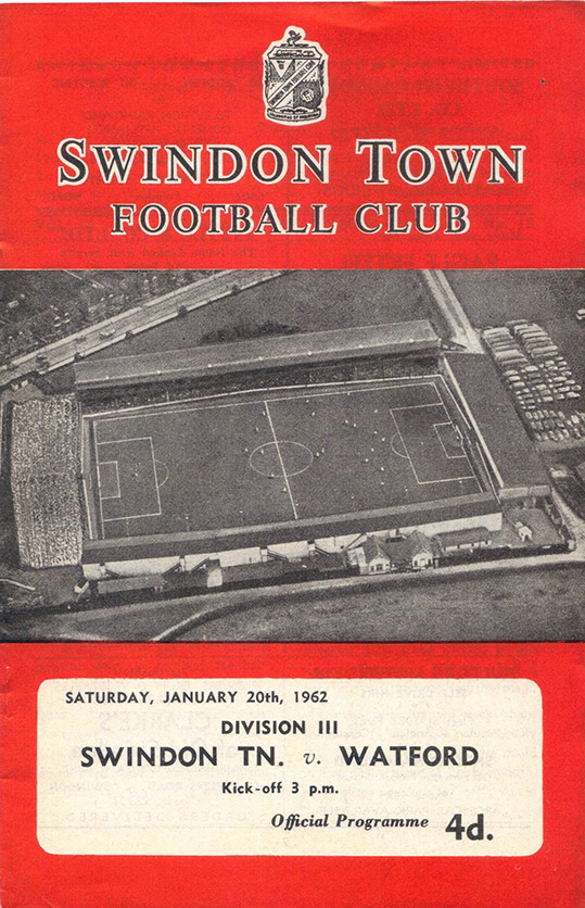 <b>Saturday, January 20, 1962</b><br />vs. Watford (Home)